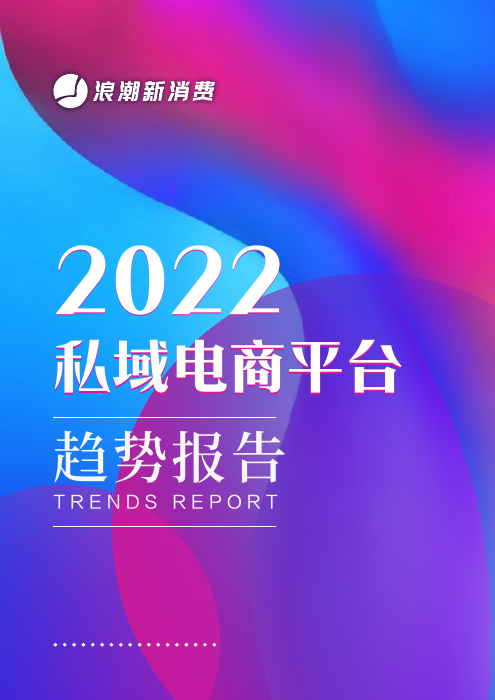 2022私域电商平台趋势报告-浪潮新消费-2022.3.9-37页