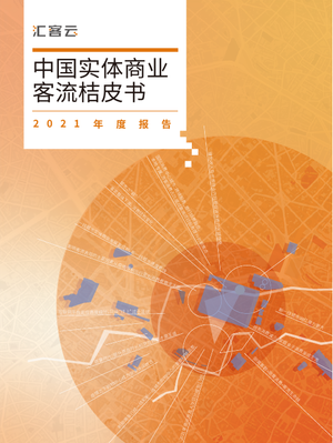  中国实体商业客流桔皮书2021年度报告-汇客云-2022-53页