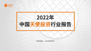 2022年中国天使投资行业报告-IT桔子
