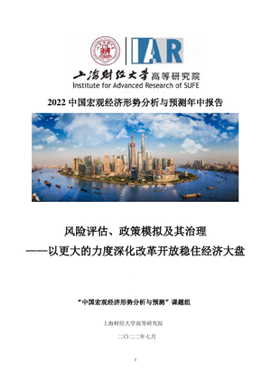 2022+中国宏观经济形势分析与预测年中报告
