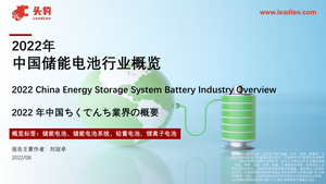 2022年中国储能电池行业概览